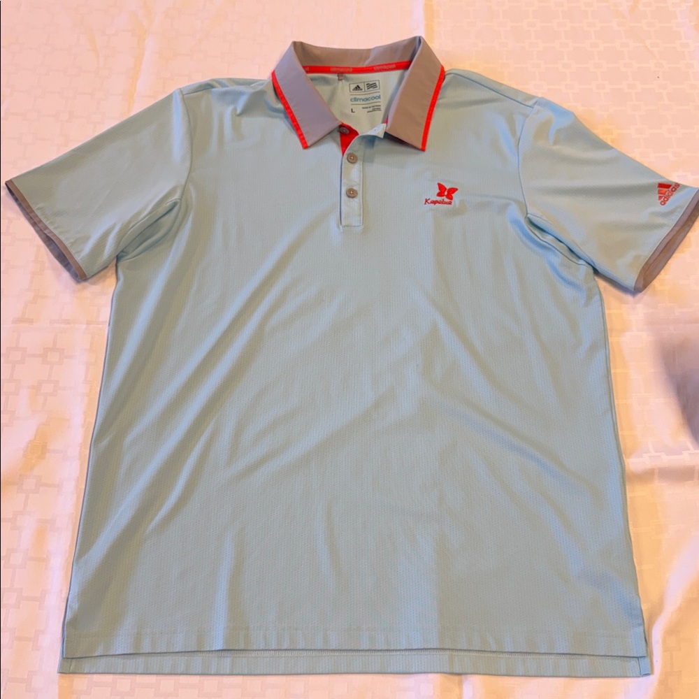 Adidas Climacool Kapalua Golf Polo Shirt Blue